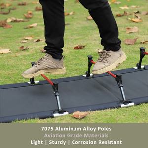 Lettino da campeggio portatile, lettino leggero per campeggio all'aperto Glamping Terrking e spiaggia - Product Image 6