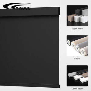 Customized Smart Office Cordless Motorized Electric Sunshade Blackout Fabrics <b>Window</b> <b>Shades</b> Roller Blinds - Product Image 1