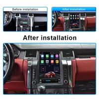 Autoradio Android Tesla Meihua 12,1 pouces avec CarPlay, navigation GPS, fonctions DSP, 64 Go pour Land Rover Range, aide au recul