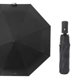 Sombrilla de Goma Negra con Protección Solar, Plegable, para Lluvia y Sol, de Doble Propósito, Regalo Publicitario, Sombrilla Automática - Product Image 4