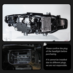 Conjunto de Faros Delanteros con Proyector Láser, Luz Direccional LED para BMW Serie 3 F30 F35, Actualización Estilo M4 G22, DRL Dorado Hexagonal, Faro Láser - Product Image 4