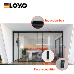 <span class=keywords><strong>Porte</strong></span> <span class=keywords><strong>coulissante</strong></span> en aluminium moderne, étanche, avec double vitrage insonorisé, verre trempé, rupture <span class=keywords><strong>de</strong></span> pont thermique pour <span class=keywords><strong>salle</strong></span> <span class=keywords><strong>de</strong></span> <span class=keywords><strong>bain</strong></span> - Product Image 6