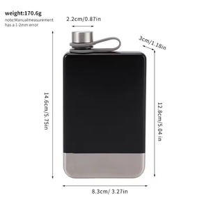 Vente chaude : Gourde à whisky portable en acier inoxydable <span class=keywords><strong>de</strong></span> 9 oz, flacon d'alcool <span class=keywords><strong>de</strong></span> poche pour le camping, cadeau, vente en gros OEM USA - Product Image 2