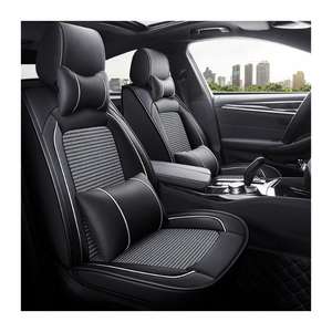 Fundas de asiento de coche de 5 asientos de cuero de negocios de seda helada para Ecosport Vios Bmw Crown Mini Solara <span class=keywords><strong>Explorer</strong></span> A8 Altima Santa Fe Lulu An16 - Product Image 6