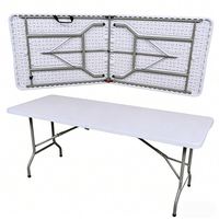 Table de camping portable en HDPE avec robinet pliable pour usage extérieur