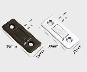 Loquets magnétiques minces industriels en acier inoxydable Loquet <span class=keywords><strong>de</strong></span> <span class=keywords><strong>porte</strong></span> Tiroir <span class=keywords><strong>de</strong></span> <span class=keywords><strong>placard</strong></span> <span class=keywords><strong>pour</strong></span> hôtel appartement salon salle <span class=keywords><strong>de</strong></span> bain - Product Image 6