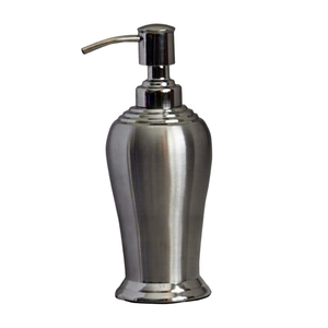 Distributeur de Lotion en acier inoxydable à vendre, distributeur de savon brillant décoratif pour salle de bain - Product Image 1