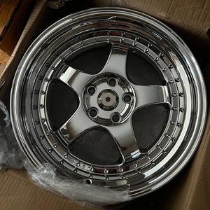 Llantas cromadas 5x100 5x112 5x114,3 5x120 5x130 Ruedas de 5 radios Rueda cóncava profunda para <span class=keywords><strong>Bmw</strong></span> 7 Series 730li Audi Mercedes Cf3 - Product Image 2
