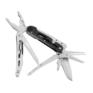 Multi Knife Stainless Steel Foldable Pocket Multitool Pliers Multi Tool With Sheath For Outdoor Pocket Multi Tool