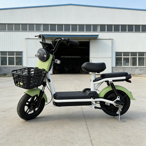 Precio de Fábrica, Motocicleta Eléctrica para Adultos de 48V 350W y 2 Ruedas, 3 Velocidades, Motor sin Escobillas, Batería de Litio de 50 km de Autonomía - Product Image 1