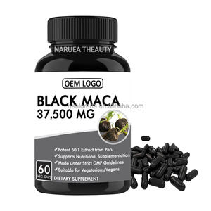 Sıcak satış kaynağı siyah Maca kök kapsül erkek geliştirme hapları ile Ginseng kökü sağlık takviyesi Maca kapsül - Product Image 1