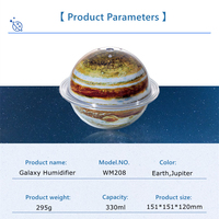 Huiles essentielles Amazon brume ultrasonique Simulation 3D effet de flamme bleue humidificateurs d'air diffuseurs d'arôme