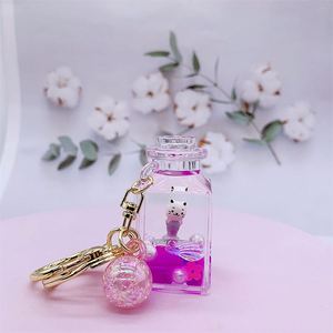 New Gifts Creative Cute Key Chain Keyring Pendant Acrylic Quicksand Liquid <b>Floating</b> Marine Animal Keychain - Product Image 4