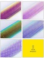Schillerndes Wasserdichtes Anti-Schimmel Kleines Schlangenmuster Geprägtes Holographisches PU-Leder zur Herstellung von Handyhüllen Dekorative Auto-Accessoires