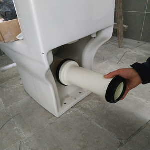 Conector de bandeja <span class=keywords><strong>Wc</strong></span>, salida de tubo recto, <span class=keywords><strong>junta</strong></span> de goma, anillo de sellado de inodoro trasero y de pared, sello de drenaje de inodoro - Product Image 2