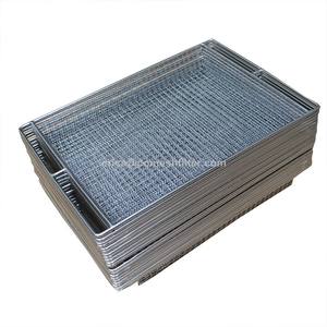 Estante de malla de acero inoxidable, bandeja de panadería para máquina de horno, 60 cm x 40 cm - Product Image 5