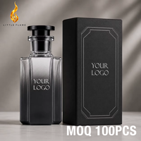 Parfum de marque privée LF, flacon gris dégradé, bouchon noir, parfum boisé oud longue durée, parfum pour homme, cadeau d'affaires, OEM ODM
