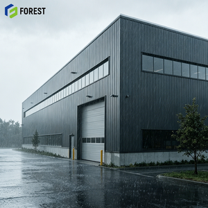 Atelier de fabrication métallique moderne, professionnel et modulaire, résistant aux intempéries, aux produits chimiques et aux chocs automobiles, pour la production industrielle, en gros. - Product Image 1