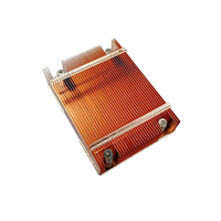 Dissipateur thermique passif pour serveur 1U avec ailettes en cuivre, refroidisseur de processeur pour AM4 AM5 SP3, refroidissement par air 200W, chambre à vapeur avec caloduc