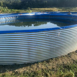 Bassin d'aquaculture d'usine, bassins d'élevage de poissons, bassin en bâche PVC, bassin d'élevage de poissons pour la pêche - Product Image 1