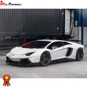 Faldones Laterales de Fibra de Carbono Estilo Aventador <span class=keywords><strong>NOVi</strong></span> para Lamborghini Aventador LP700 LP720 LP750 Bodykit - Product Image 3