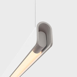 VJC IP21 <span class=keywords><strong>65W</strong></span> Luminaire suspendu LED moderne en aluminium en forme de U sans zone sombre pour plafond - Product Image 3