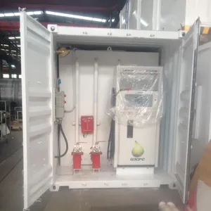 Long service life container mobile fuel station for refueling cars