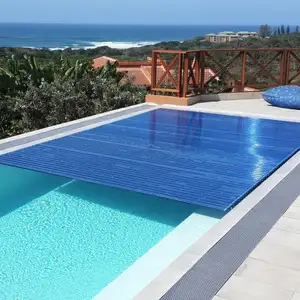 Cubierta de piscina tejido de Lona de PVC con tratamiento UV, cubierta de piscina