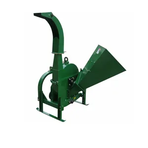 4 INCH manual feed PTO wood chipper efficiently transfers power from the tractor's engine to the chipper