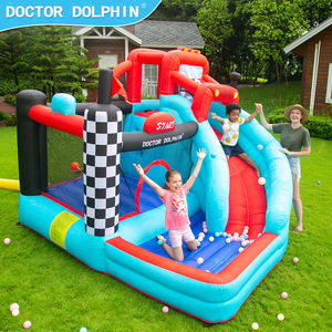 Водный пистолет Doctor Dolphin Happy Summer, батут, прыгающий домик, надувной замок с бассейном - Product Image 2