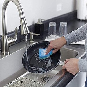 <strong>Green</strong> Non-Scratch Abrasive Scourer Kitchen Washing Sponge Multipurpose Cleaning Natural Cellulose Sponge <strong>Pad</strong>