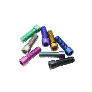 YOSHOKA New Arrival <strong>Titanium</strong> Lighter Weight M8(m10-THE Head) M8xP1.25x22L Bolt for <strong>Stem</strong> Light-weight and Better Appearance - Product Image 1