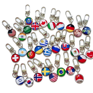 Bán buôn biểu tượng tùy chỉnh thép không gỉ Keychain quốc gia cờ kim loại mở chai Quà tặng khuyến mãi Keyring - Product Image 1