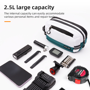 Bolsa de bicicleta ESLNF 2.5L moda Urban Rider bolsa de manillar mochila Paquete de almacenamiento <span class=keywords><strong>MTB</strong></span> accesorios de bicicleta de carretera - Product Image 5