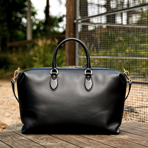 제조사 맞춤형 비건 가죽 빈티지 캐리 온 더플 백 여행 사업 하룻밤 토트 더플 백 토트 핸드백 - Product Image 4