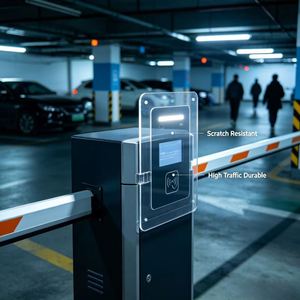 Scratch Resistant Acrylic <b>Overlay</b> Die Cut Panel for Parking Gate Access Control Industrial Use - Product Image 2