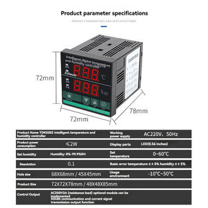 <b>Temperature</b> Humidity <b>Controller</b> <b>Temperature</b> (0348) High-Precision Heating Dehumidification Integrated Intelligent Automation - Product Image 2