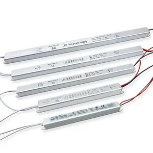 Controlador LED 12V 1.5A 2A 3A 4A 5A Fuente de alimentación conmutada ultrafina Transformador de iluminación 18W 24W 36W 48W 60W Caja de luz de tira LED