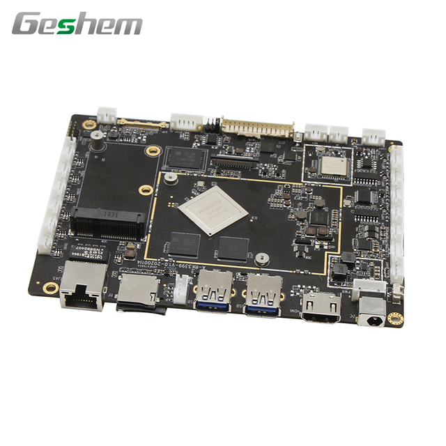 Factory Supply Embedded RK3399 Android 4GB DDR3 Quad Core Industrial Desktop Motherboards with Serial Port New