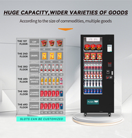 Distributeur automatique double modulaire japonais 24 h/24 Distributeur automatique double de boissons froides Centre commercial Hôtel d'aéroport