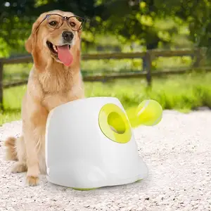 Afp Instelbare Afstand Automatische Hond Ballenwerper Pet Tennisbal Werper Machine Interactieve Hond Ophaalspeelgoed Met Bewegingssensor