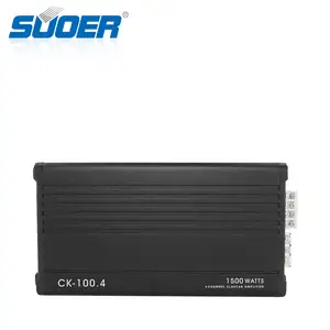 Süper CK-100.4 500w 1000w 1500w 2000w 2500w 4 kanal ab sınıfı araba amplifikatörleri iyi fiyat araba amfi