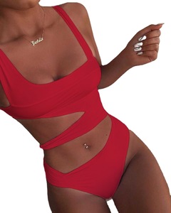 Costume da Bagno Personalizzato per Donne Mature, Bikini Intero Monocolore all'Ingrosso - Product Image 2
