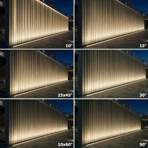 Proyector LED <span class=keywords><strong>para</strong></span> Decoración de Fachadas de Edificios, Clasificación IP65, Sistema de Iluminación <span class=keywords><strong>Exterior</strong></span> Digital, Decoración de Paredes con Tiras LED, Cuerpo de Aluminio - Product Image 3