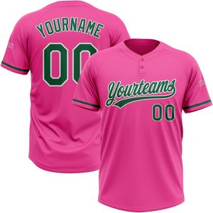 Maillot de softball personnalisé à col en V, anti-humidité, unisexe, pour adulte, uniforme d'entraînement, vêtements de baseball - Product Image 1