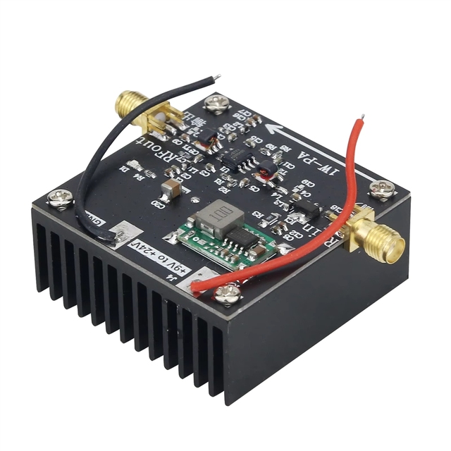 GGDX 1W-PA RF Power Amplifier 10M-2000MHz 1W HF FM VHF UHF Transmit Broadband Amp