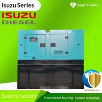 Générateur diesel Isuzu 8 16 24 32 40 48 kW Modèle silencieux insonorisé BQ30GF Refroidi par eau 50Hz 220/380V Personnalisation