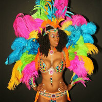 Vente en gros de panaches d'autruche teints blanchis de 18 à 20 pouces pour les décorations de fête Broadway Parties Home Decor Carnaval Costume Décoration