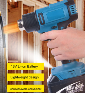 18v Portable <b>Sealing</b> <b>Wax</b> Thermo Glue Gun Sticks High Power Rechargeable Lithium Battery Hot Air Cordless Heat Gun Tools 1200W - Product Image 2