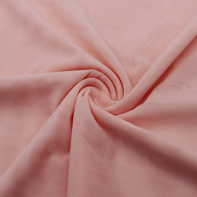 OEM 85% Nylon 15% Spandex 70gsm Quick-Dry Elastic Mesh Fabric for Boys & Girls Lingerie Dresses Wholesale